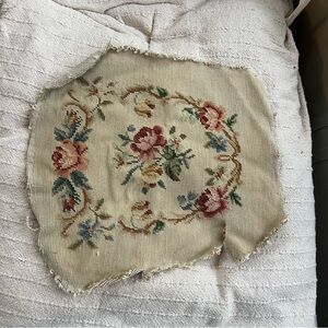 Vintage Needlepoint Fabric